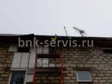 Демонтажные работы на высоте 6 метров в Сестрорецке